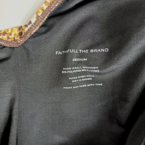 Anthropologie Faithfull Delhi Snake-Printed One-Piece Swimsuit - Picture 8 of 9